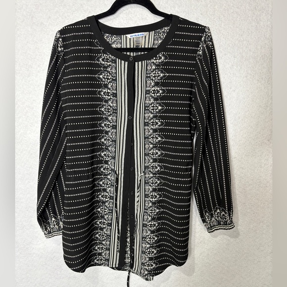 Nygard Black and White Tunic Dress Size PS/P - Picture 1 of 3